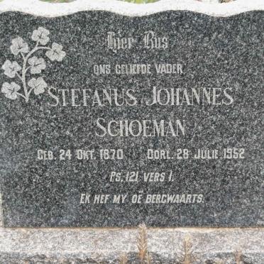 SCHOEMAN Stephanus Johannes 1870-1952