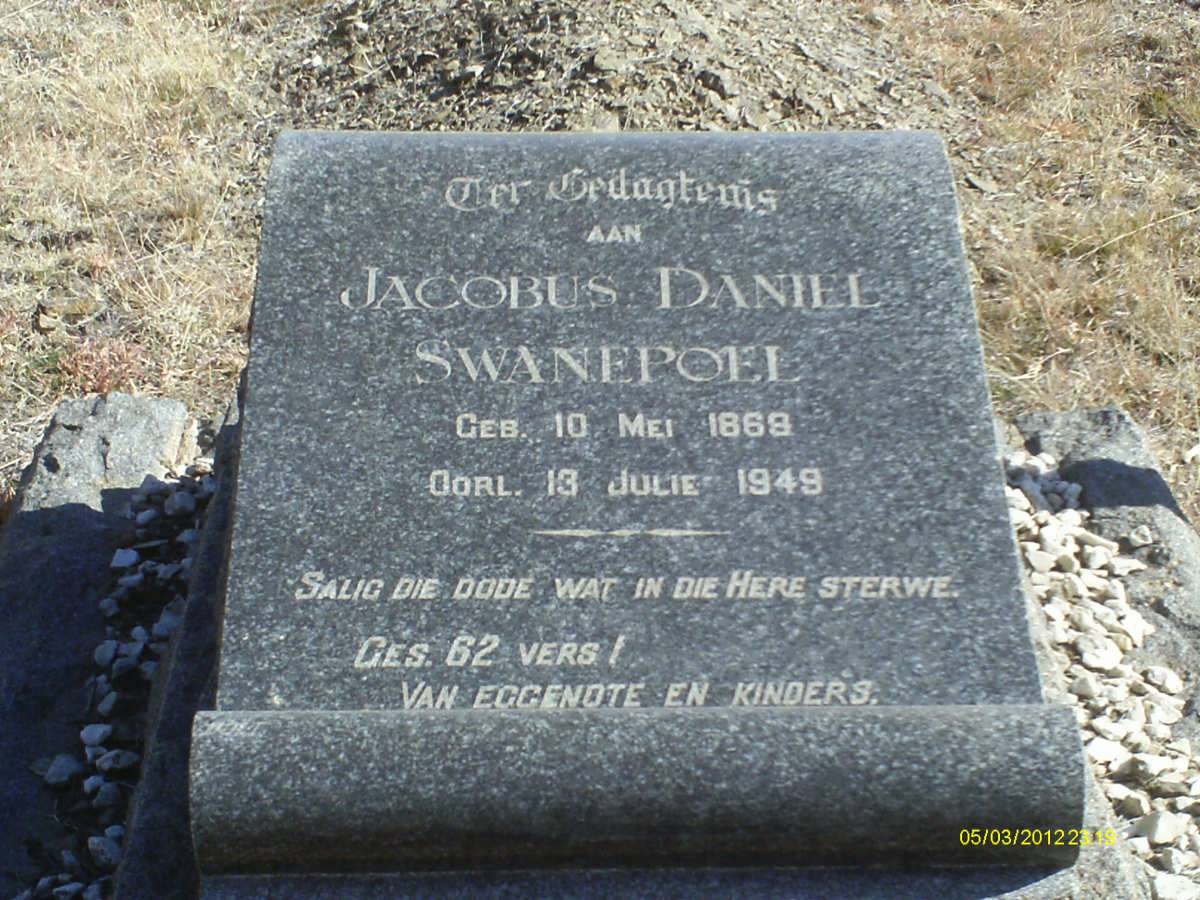 SWANEPOEL Jacobus Daniel 1868-1949
