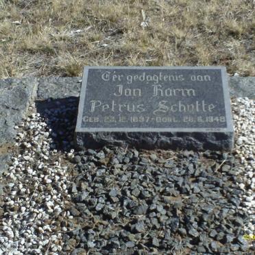 SCHUTTE Jan Harm Petrus 1897-1948
