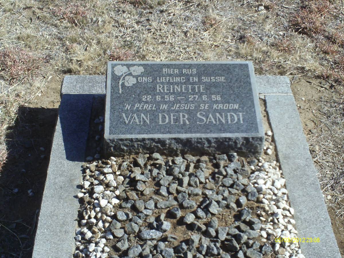 SANDT Reinette, van der 1956-1956