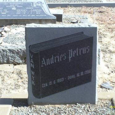 WYK Andries Petrus, van 1889-1956