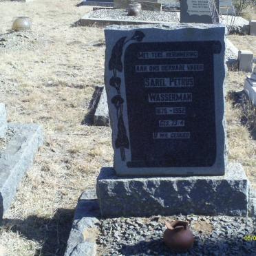 WASSERMAN Sarel Petrus 1875-1952