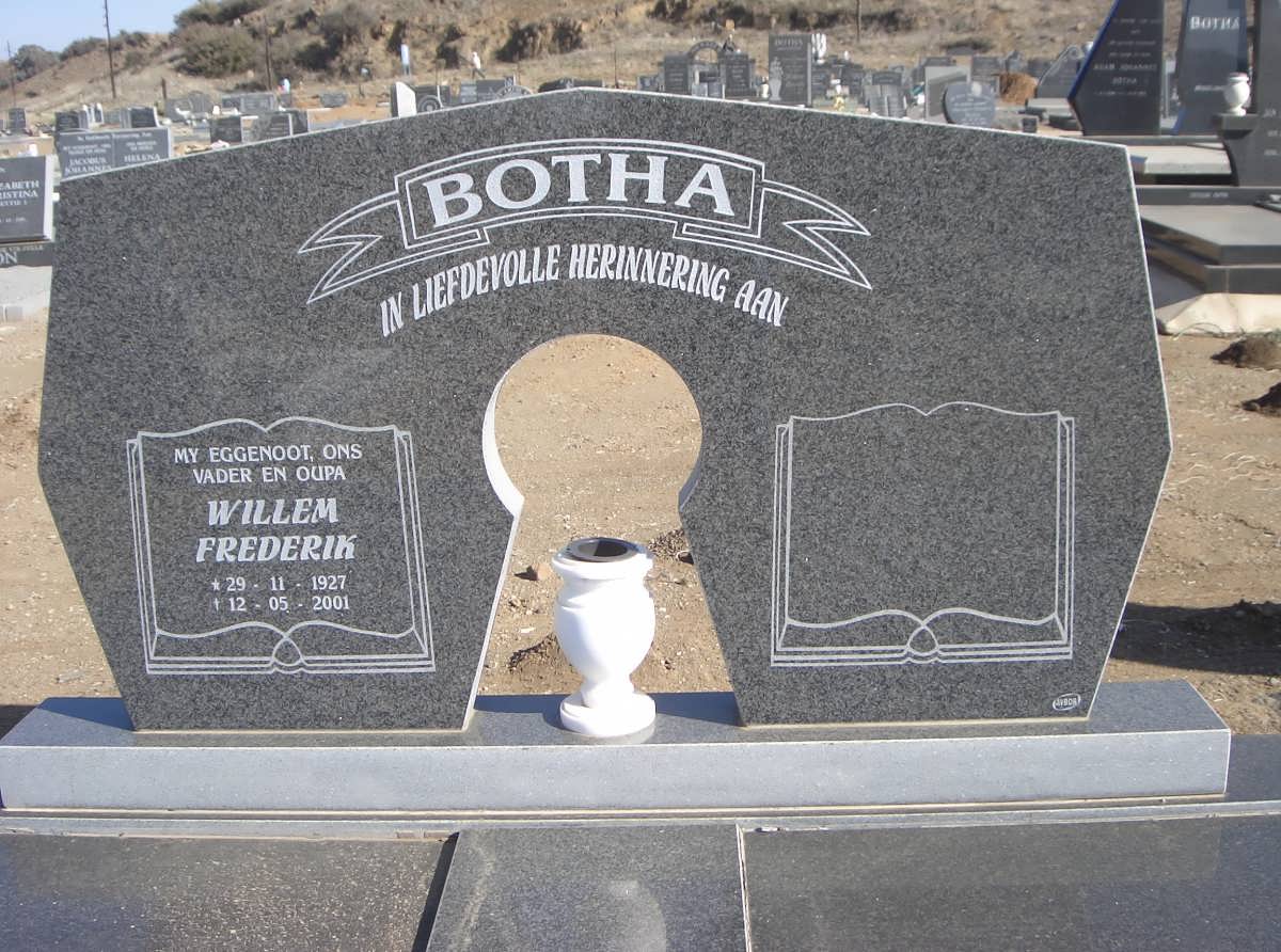 BOTHA Willem Frederik 1927-2001