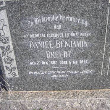 BREEDT Daniel Benjamin 1887-1947