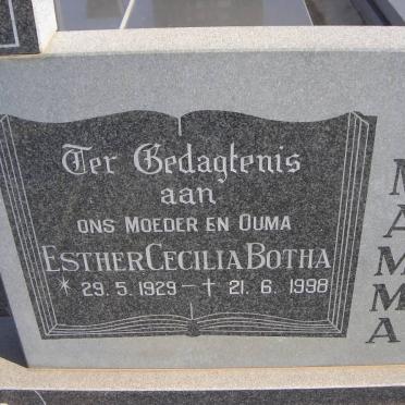 BOTHA Esther Cecilia 1929-1998