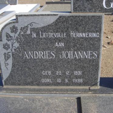 BOTHA Andries Johannes 1931-1996 &amp; Delina Johanna OELOFSE 1931- 