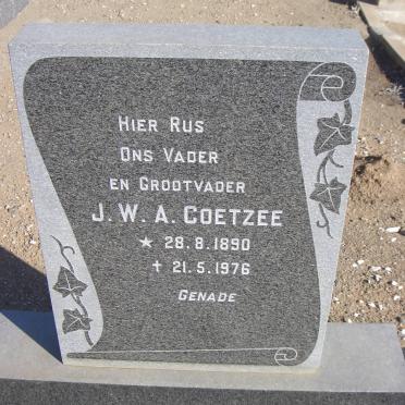 COETZEE J.W.A. 1890-1976