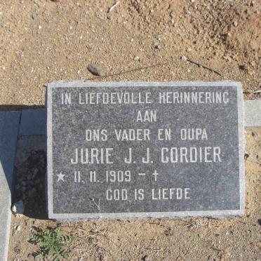 CORDIER Jurie J.J. 1909- &amp; Anna E. 1919-1979 