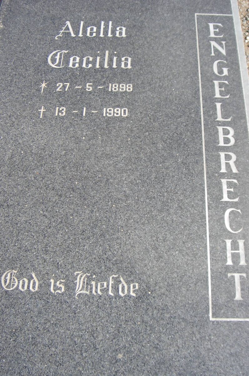 ENGELBRECHT Aletta Cecilia 1898-1990
