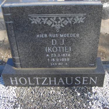 HOLTZHAUSEN D.J. 1874-1959