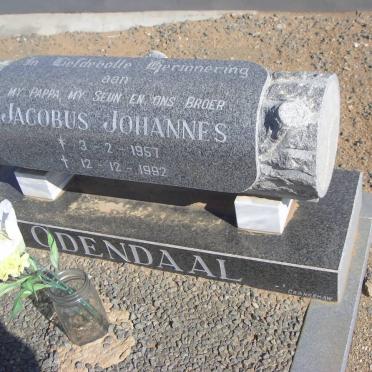 ODENDAAL Jacobus Johannes 1957-1992