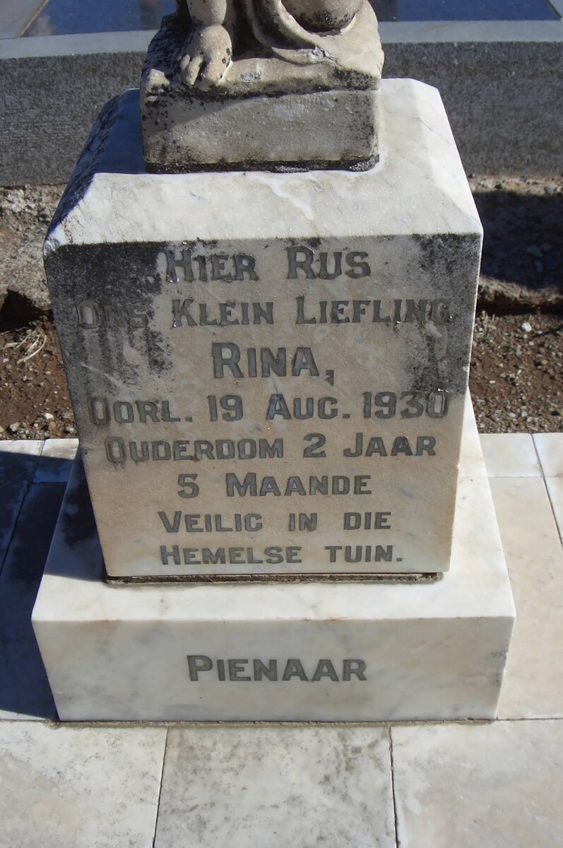 PIENAAR Rina -1930