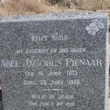 PIENAAR Abel Jacobus 1875-1956