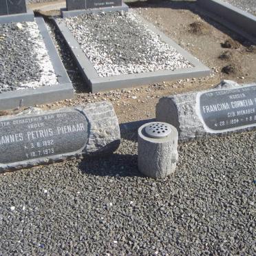 PIENAAR Johannes Petrus 1892-1973 &amp; Francina Cornelia NIENABER 1894-1970