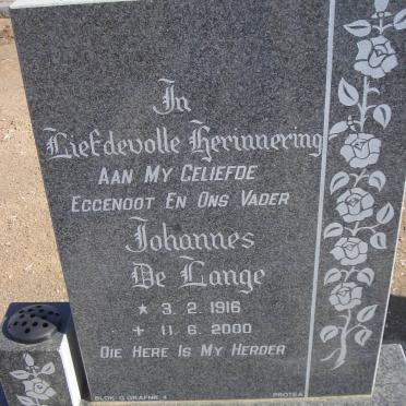 ROUX Johannes de Lange, le 1916-2000