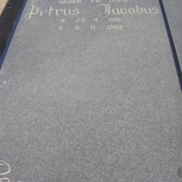 SCHALKWYK Petrus Jacobus, van 1918-1989