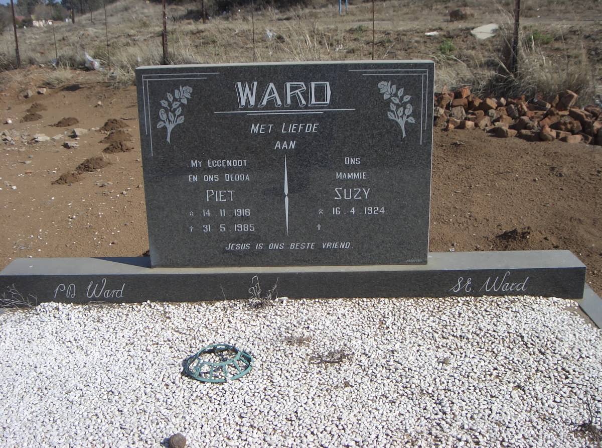 WARD P.D. 1918-1985 &amp; S.E. 1924-