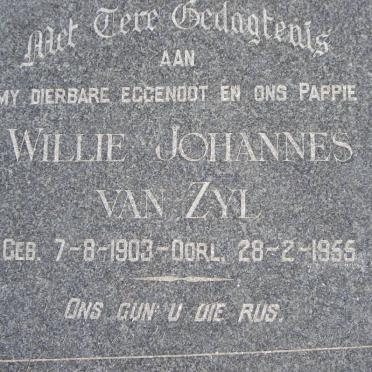 ZYL Willie Johannes, van 1903-1955