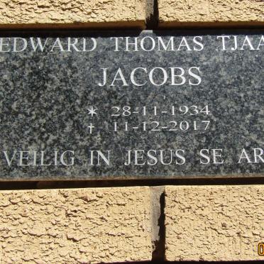 JACOBS Edward Thomas Tjaart 1934-2017