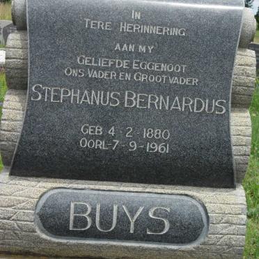 BUYS Stephanus Bernardus 1880-1961