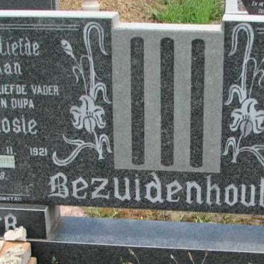 BEZUIDENHOUT Kosie 1921- &amp; Lenie van der MERWE 1932-1993