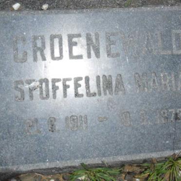GROENEWALD Stoffelina Maria 1911-1972