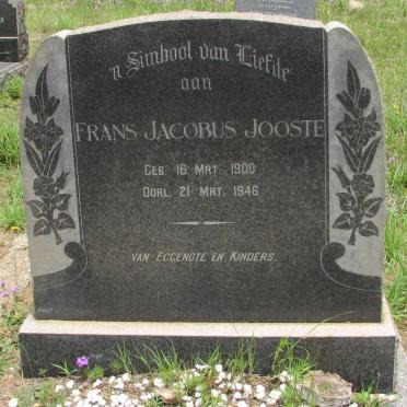 JOOSTE Frans Jacobus 1900-1946