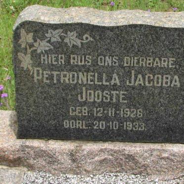 JOOSTE Petronella Jacoba 1926-1933