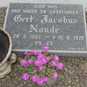 NAUDÉ Gert Jacobus 1887-1979