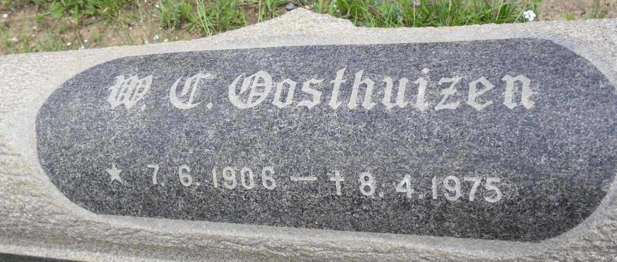 OOSTHUIZEN W.C. 1906-1975