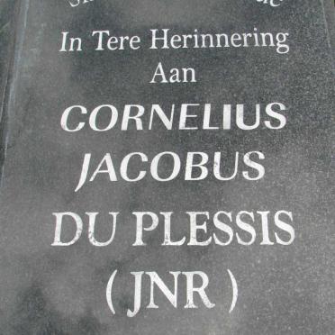 PLESSIS Cornelius Jacobus, du 1969-2007