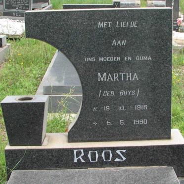 ROOS Martha nee BUYS 1918-1990