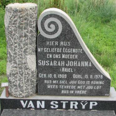 STRYP Susarah Johanna, van nee KRIEL 1909-1978