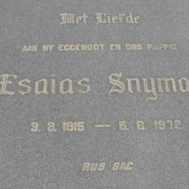 SNYMAN Esaias 1915-1972