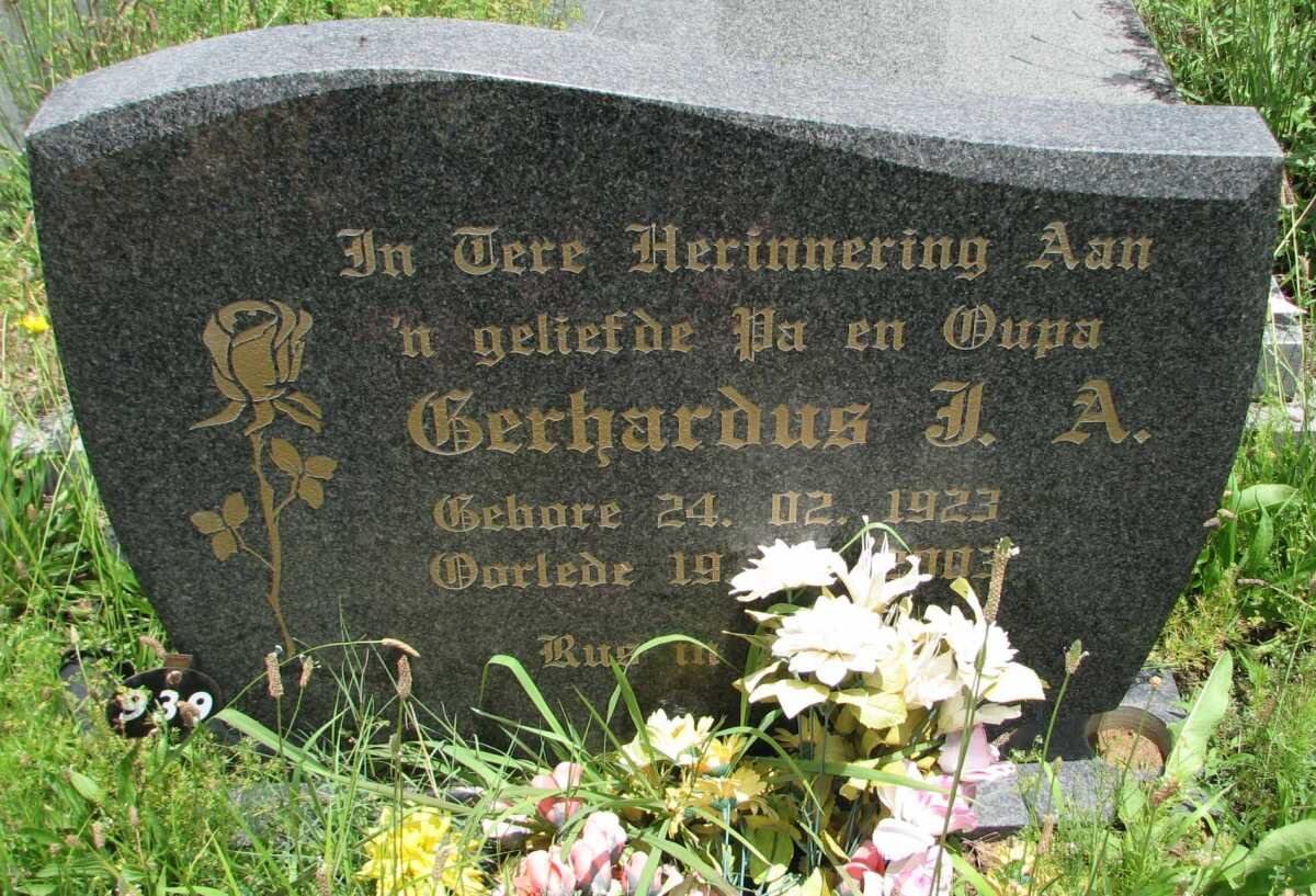 ? Gerhardus J.A. 1923-2003