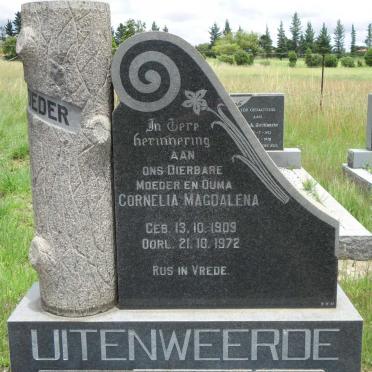 UITENWEERDE Cornelia Magdalena 1909-1972