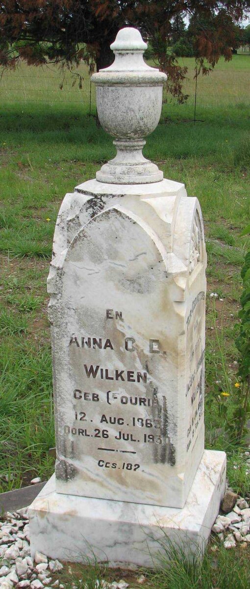 WILKEN Anna C.E. nee FOURIE 186?-1930