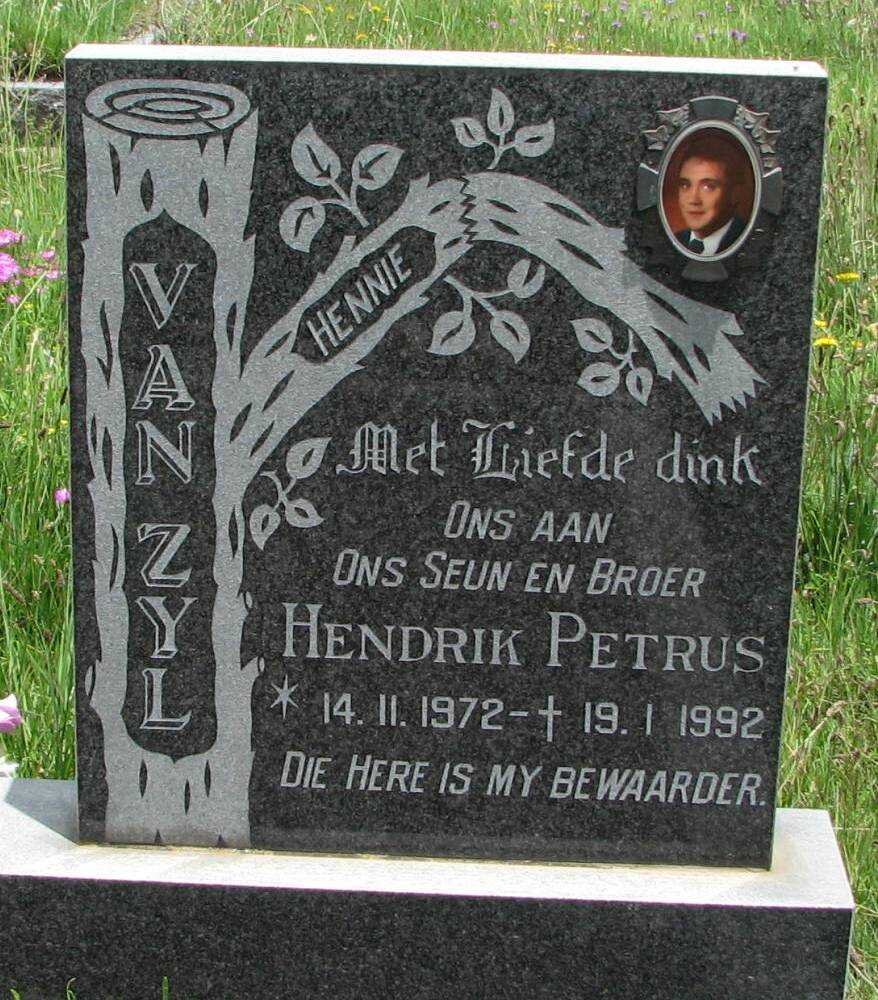 ZYL Hendrik Petrus, van 1972-1992