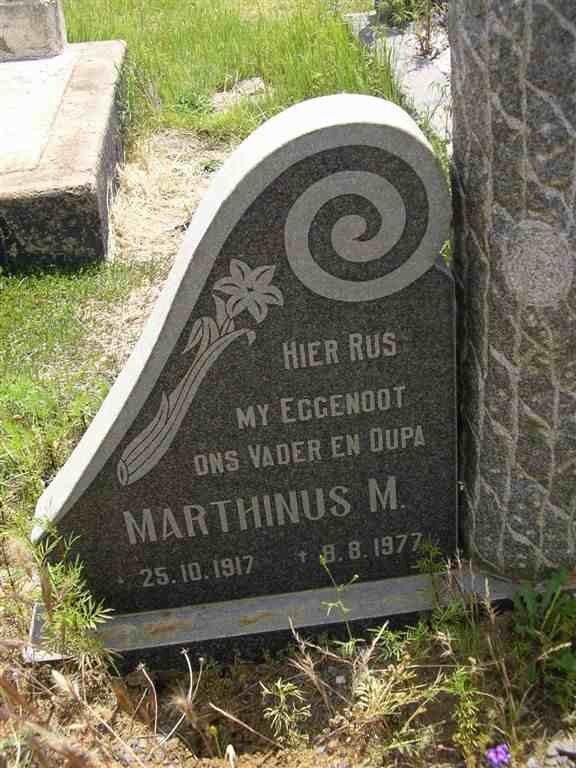 ? Marthinus M. 1917-1977