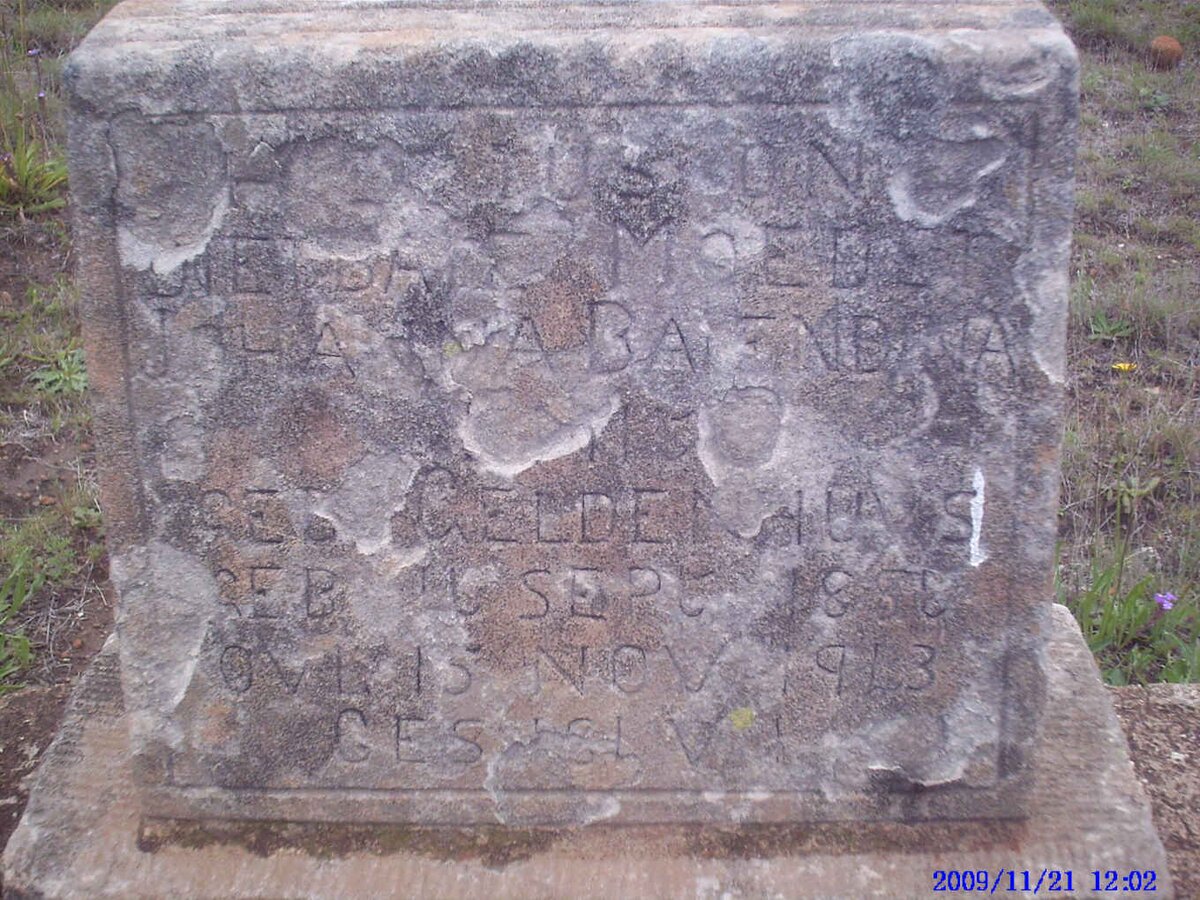 ? Johanna Barendina nee GELDENHUYS 1886-1943