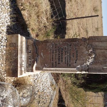 Free State, VENTERSBURG district, Oudergunst 547, farm cemetery