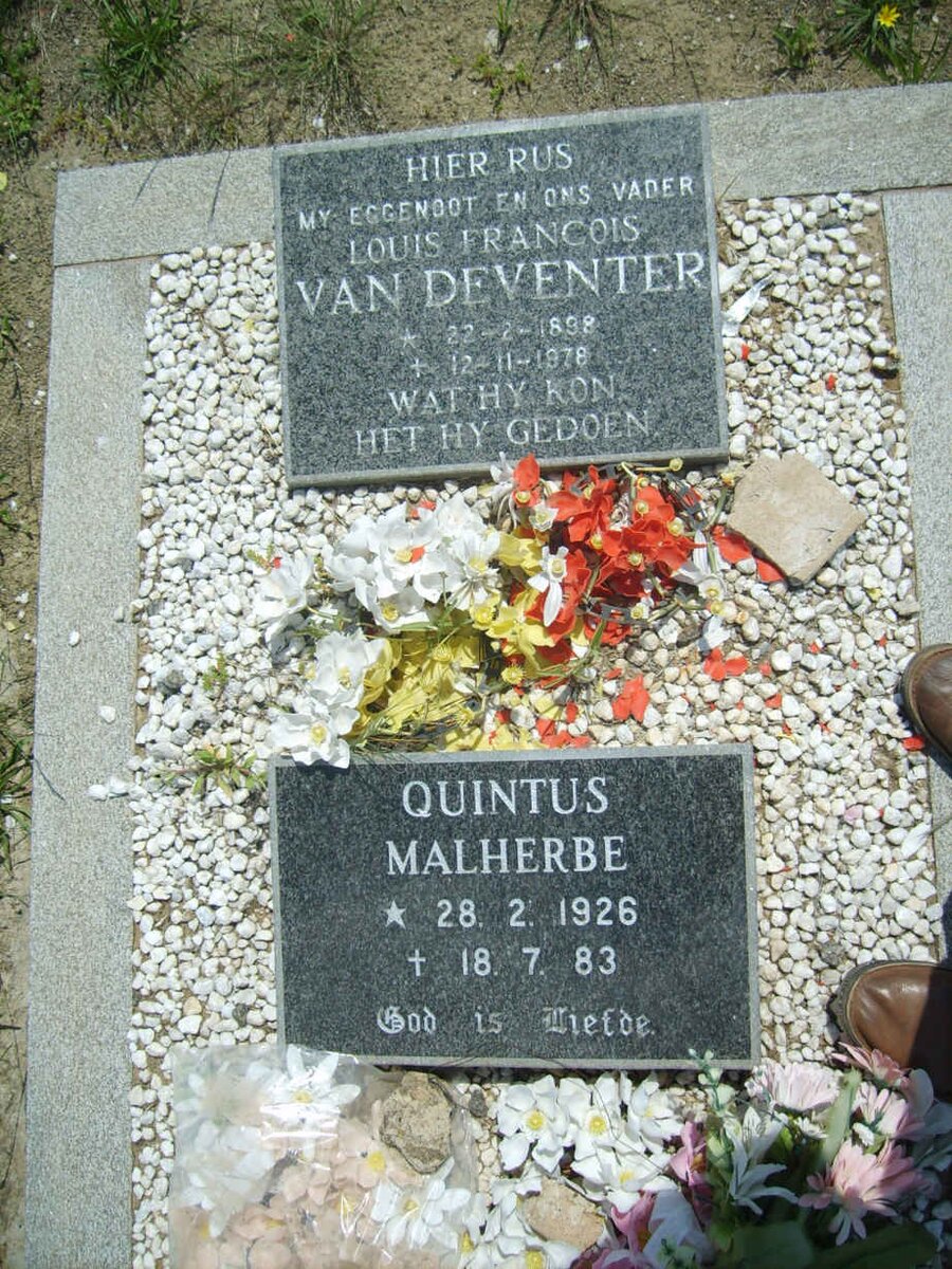 DEVENTER Louis Francois, van 1898-1978 :: MALHERBE Quintus 1926-1983