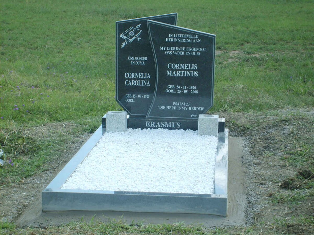 ERASMUS Cornelis Martinus 1920-2008 &amp; Cornelia Carolina 1925-