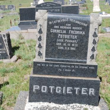 POTGIETER Cornelia Fredrika nee PIENAAR 1873-1962