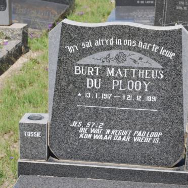 PLOOY Burt Mattheus, du 1917-1991