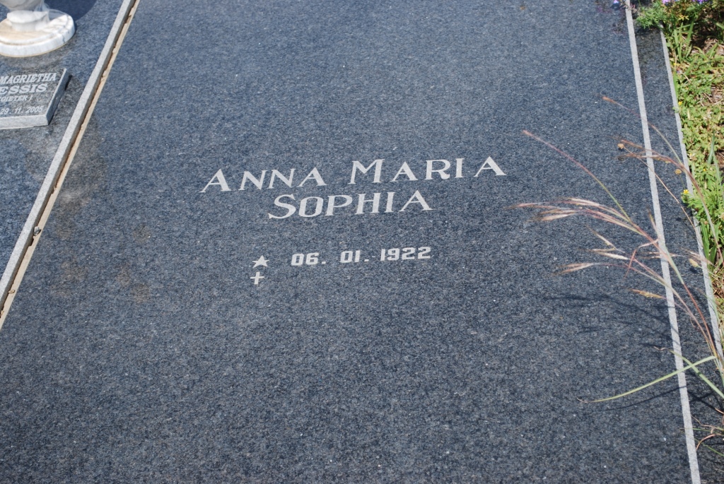 POTGIETER Anna Maria Sophia 1922-