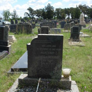 RENSBURG Marthinus C., Janse van 1901-1957