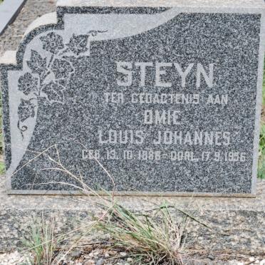 STEYN Louis Johannes 1886-1956