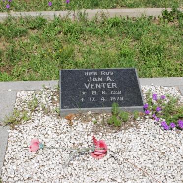 VENTER Jan A. 1931-1978