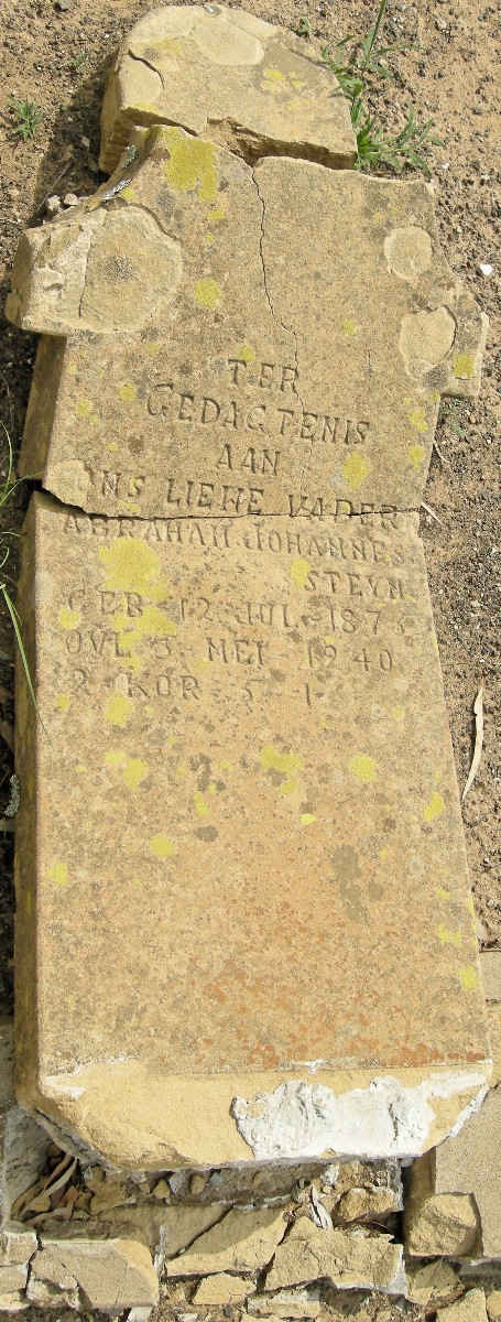 STEYN Abraham Johannes 1875-1940